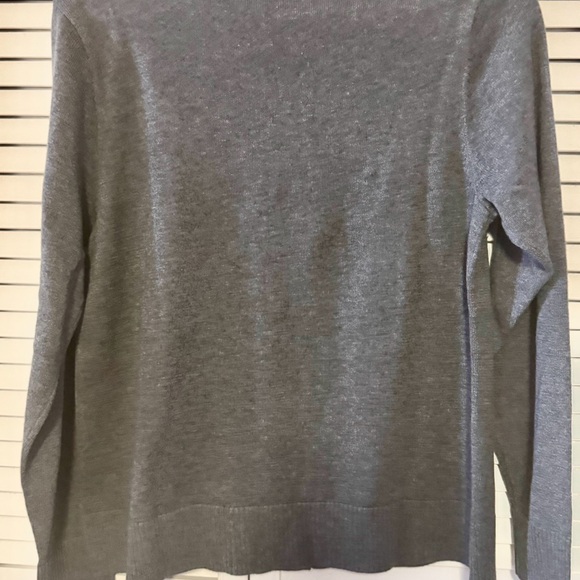 Embroided Cardigan Floral Embellishments Faded Blue Sz S and M - Picture 8 of 8